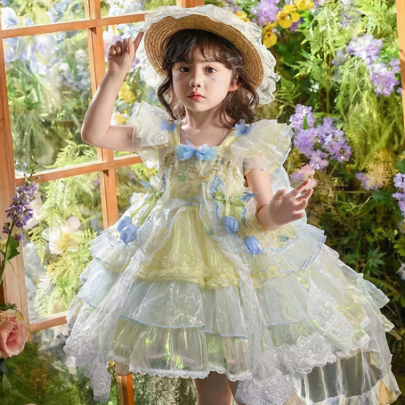 Baby Clothing High End - 여아 고급 로리타 공주 드레스 아동