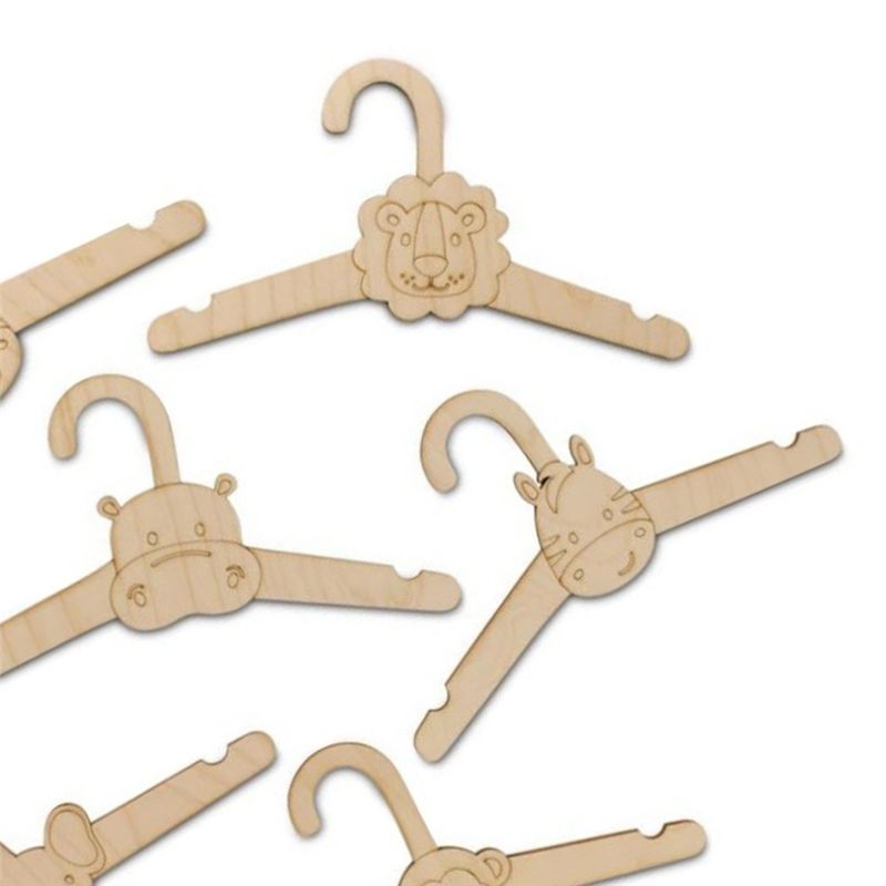 ABVT-20개 세트, 귀여운 디자인의 나무 옷걸이,  - Baby Clothing Hanging Rack 리뷰 및 가격